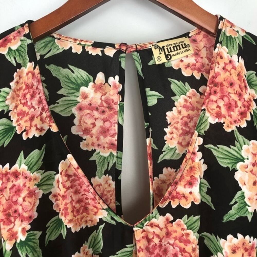 Show Me Your Mumu Rainey Floral Boho Long Sleeve Mini Dress Size Small - Picture 7 of 10